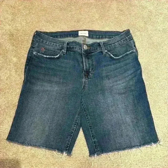 HUDSON Size 28 VICEROY MIDRISE KNEE BERMUDA STRETCH SHORTS VISALIA BLUE - Picture 1 of 8